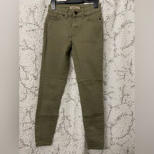 Blue Spice Olive Skinny Jeans Size 0